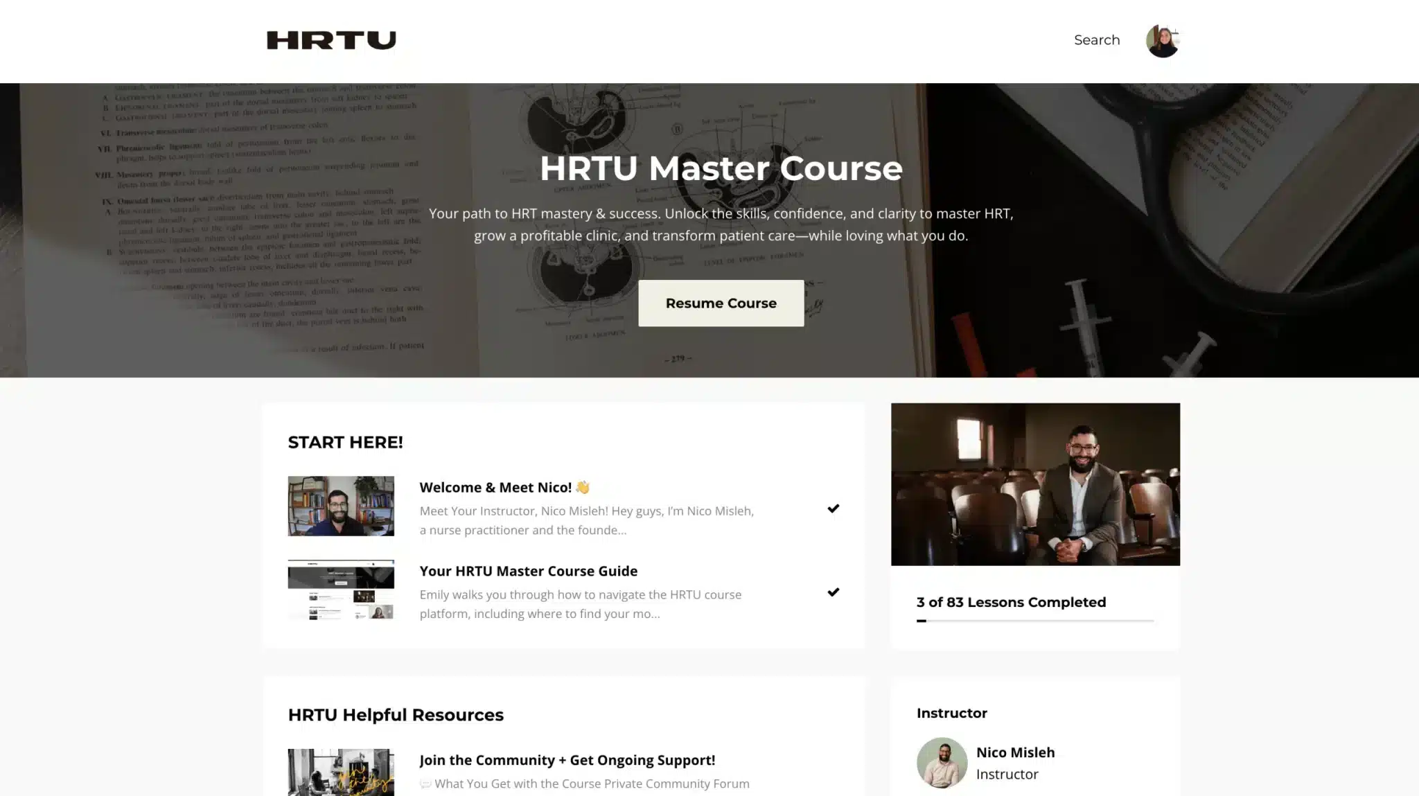 HRT Blog 124 hrt master course